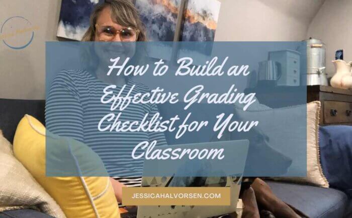 This effective grading checklist for teachers will help you to spend less time grading and more time enjoying time outside of school!