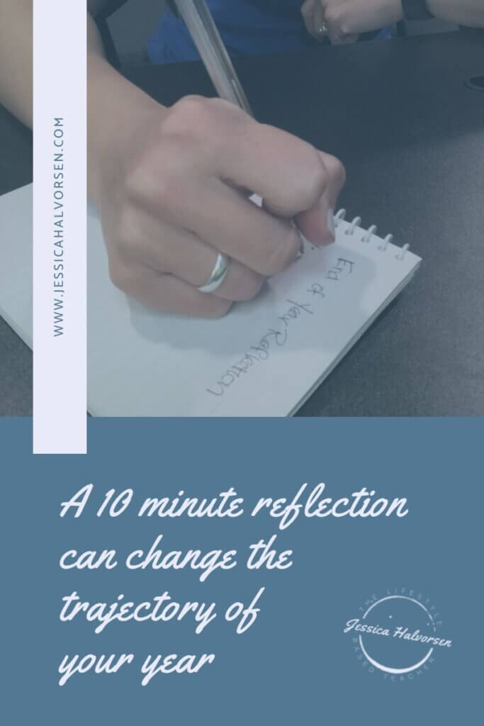 A 10 minute teacher reflection can change the trajectory of your teaching